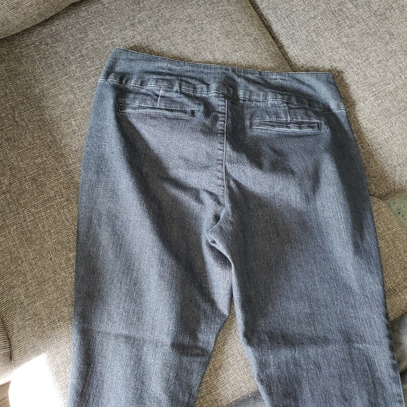 ONE5ONE size 12 dark blue wash High Rise Trouser - Picture 9 of 10